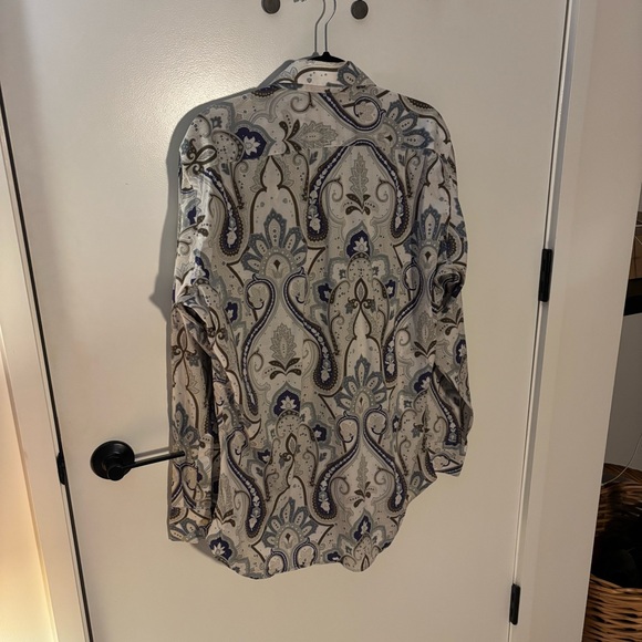 Etro Men’s Paisley Button-Down Shirt Made in Italy M/L - Picture 3 of 8